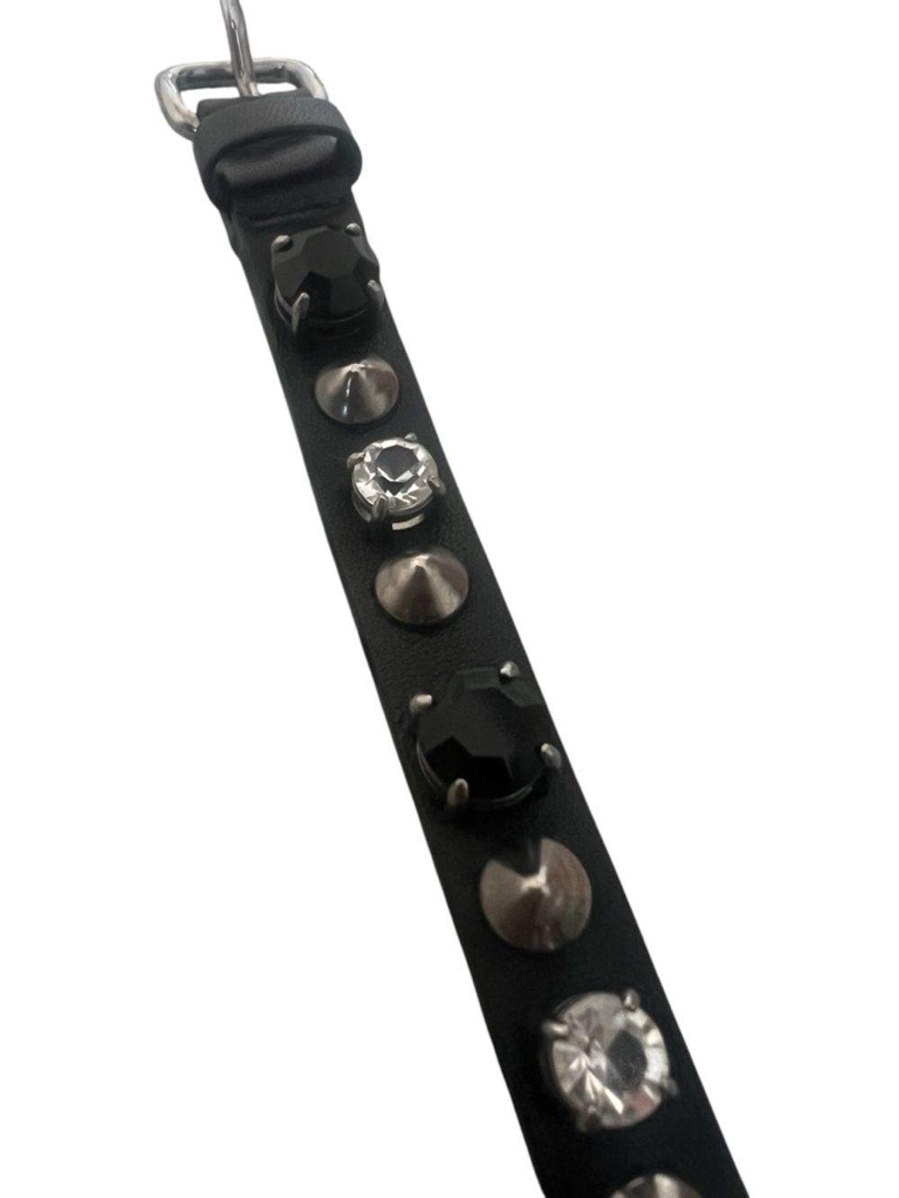 MIU MIU Studded & Crystal Wrap Bracelet - Picture 7 of 13